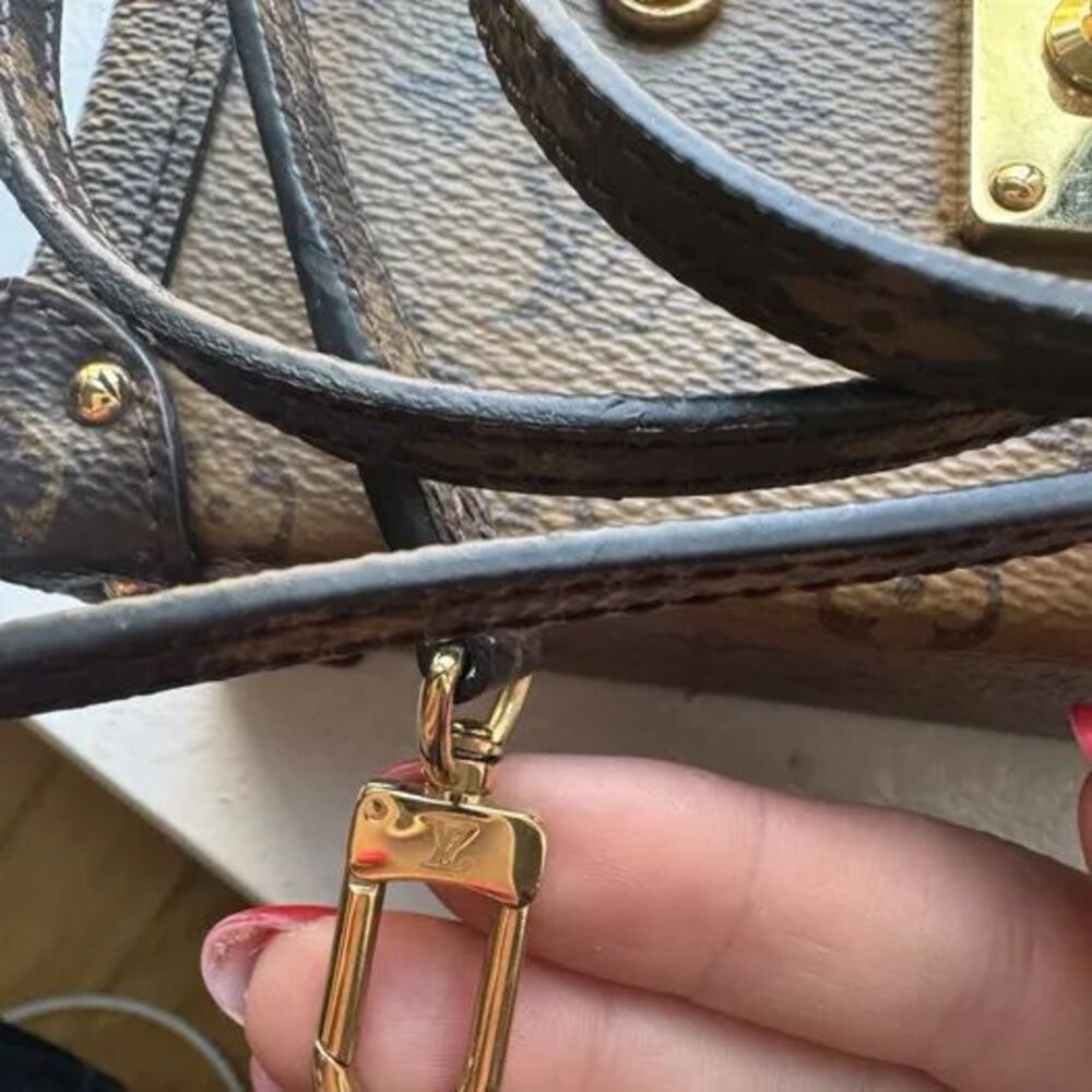 Louis Vuitton Petite Malle Crossbody Handbag Monogram Reverse - Picture 6 of 8